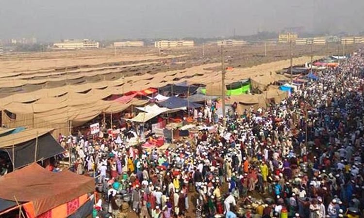 জনসমুদ্রে পরিণত হচ্ছে টঙ্গীর বিশ্ব ইজতেমা ময়দান